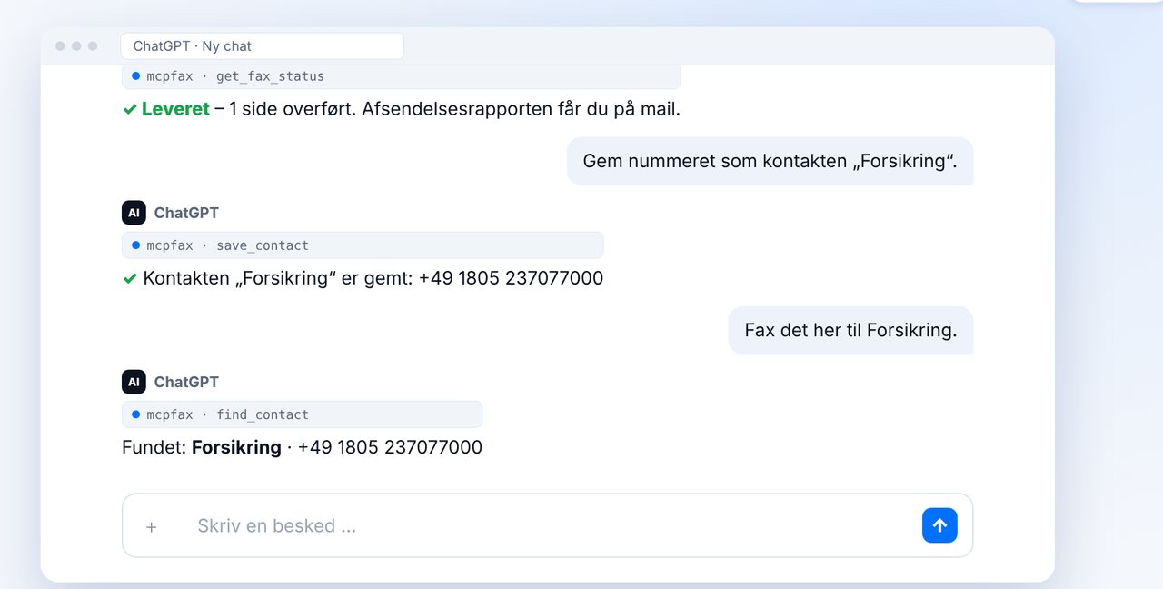 Gem en kontakt i adressebogen