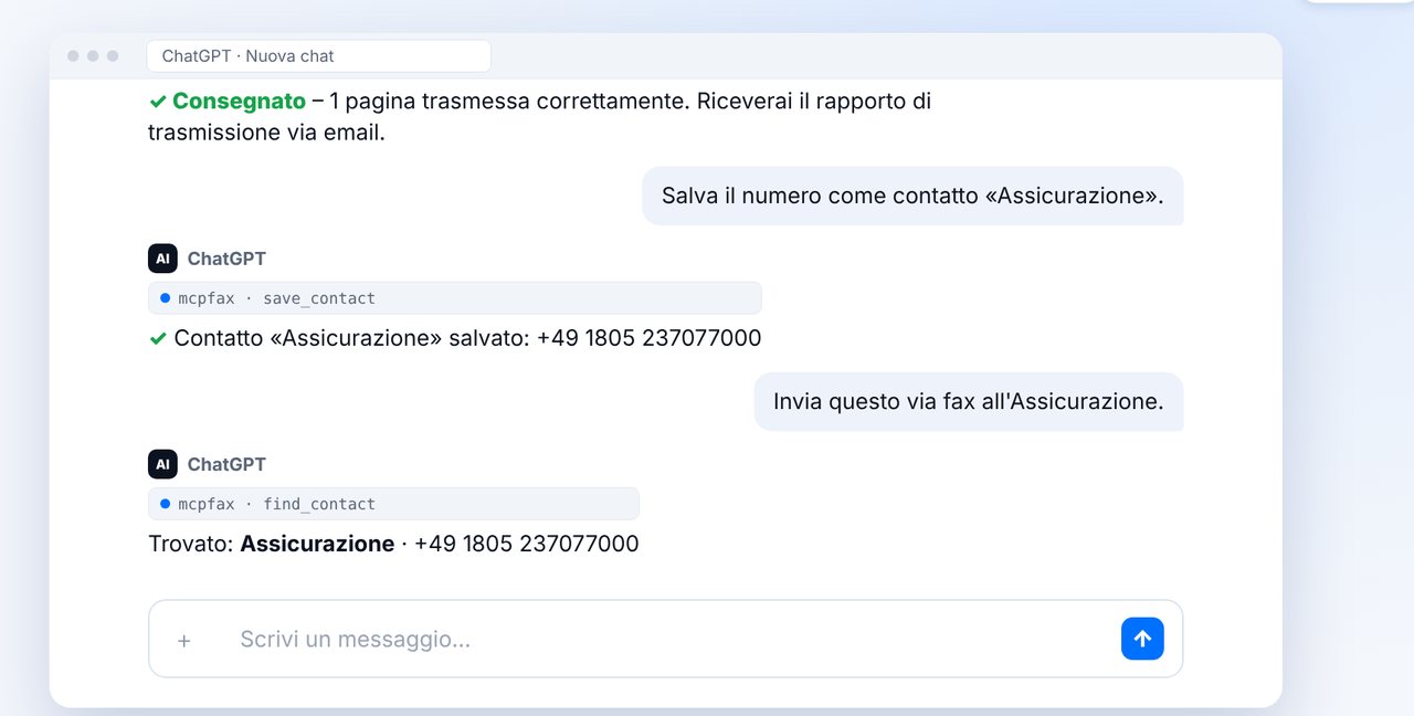 Salvare un contatto in rubrica