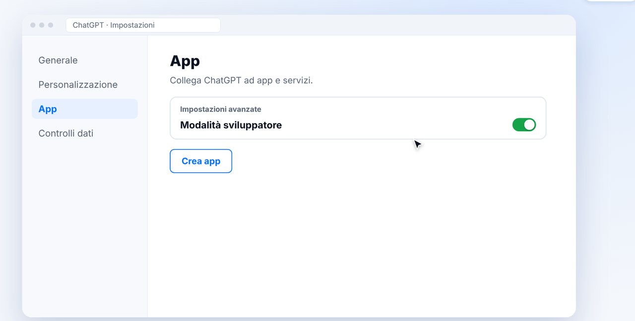 Attivare la modalità sviluppatore nelle impostazioni