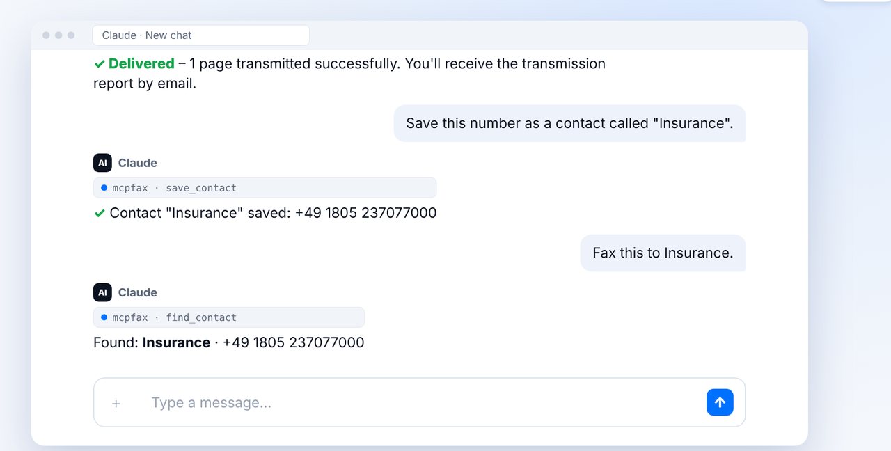 Save a contact to the address book
