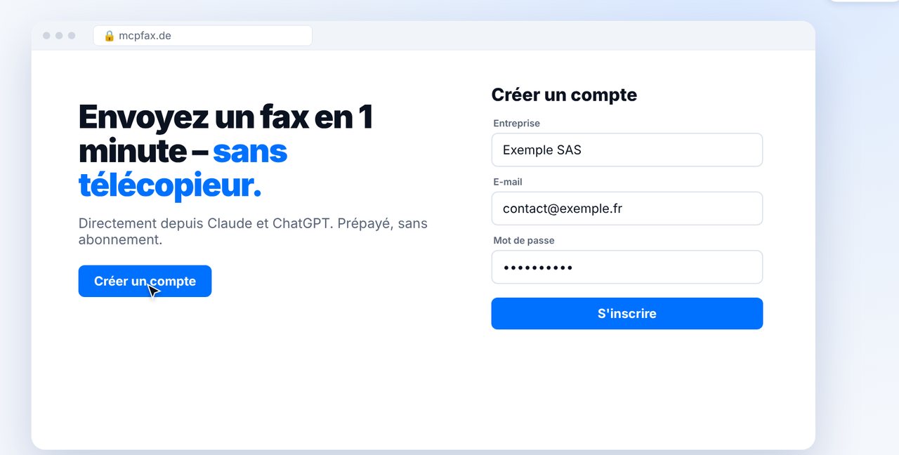 Inscription sur mcpfax.de