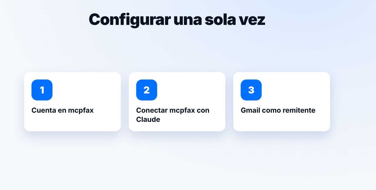 Configurar una sola vez