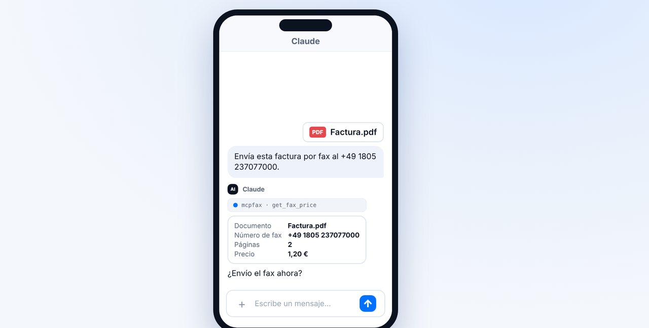 Enviar en la app de Claude