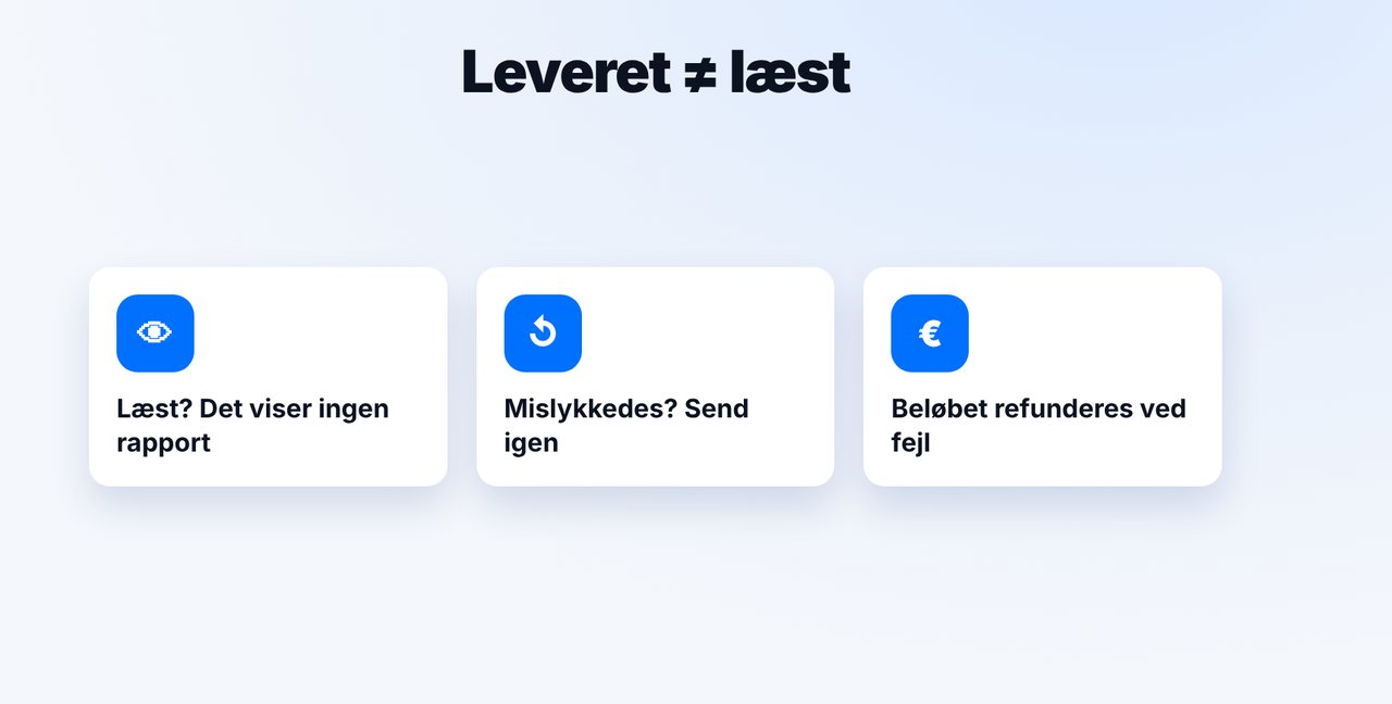 Send igen ved fejl