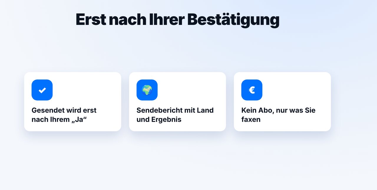Bestätigen und Bericht prüfen