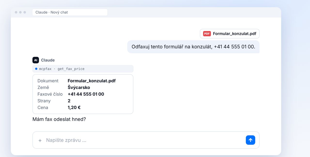Připojte dokument a zkontrolujte cenu