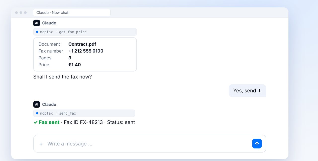Check before sending