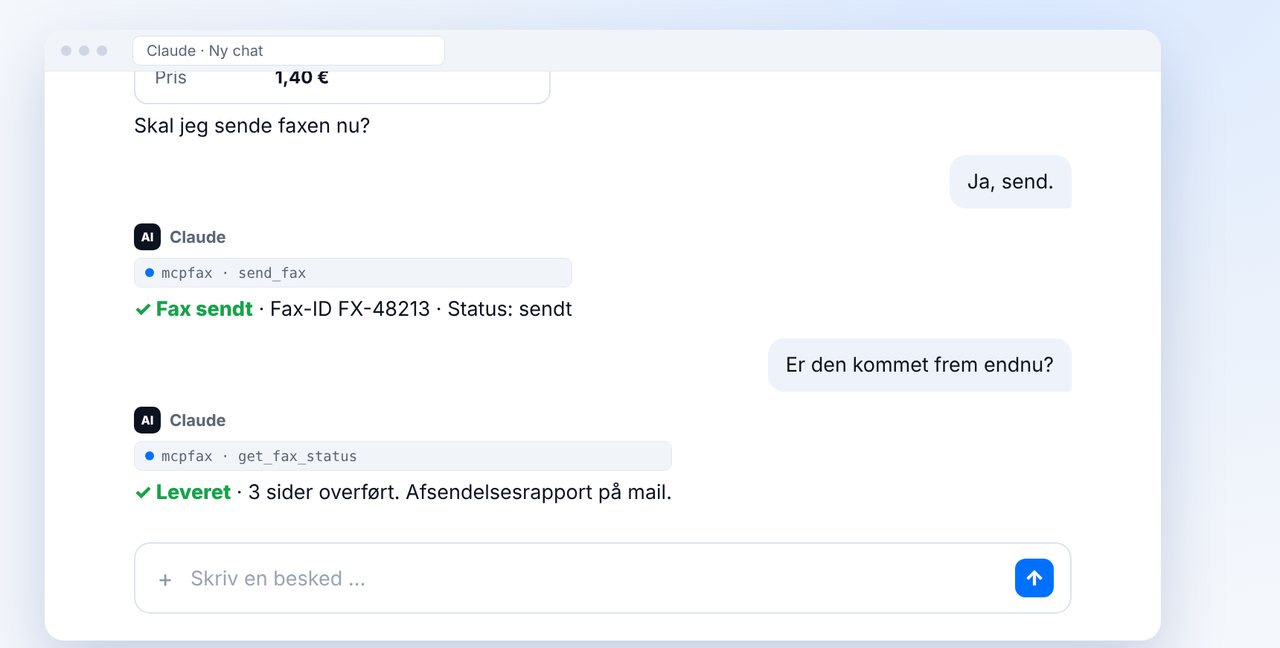 Spørg igen efter et par minutter