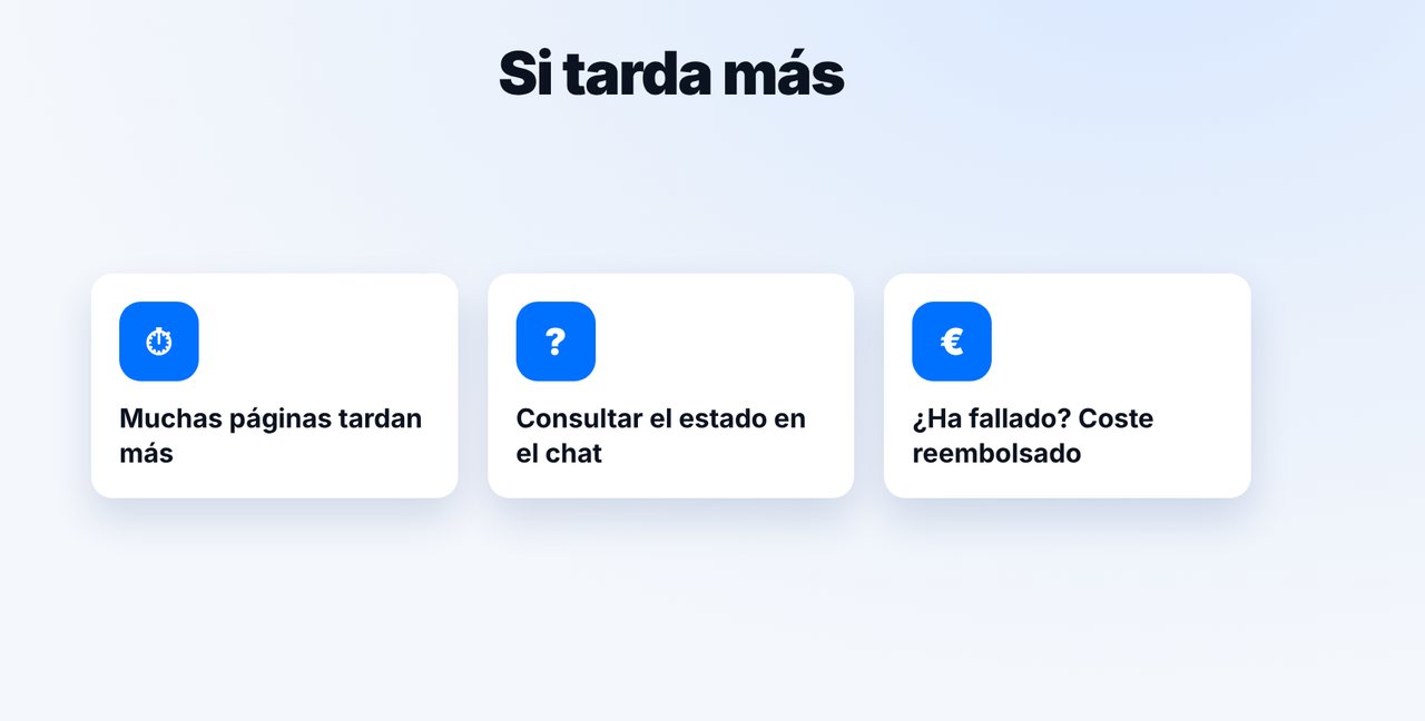Si tarda más