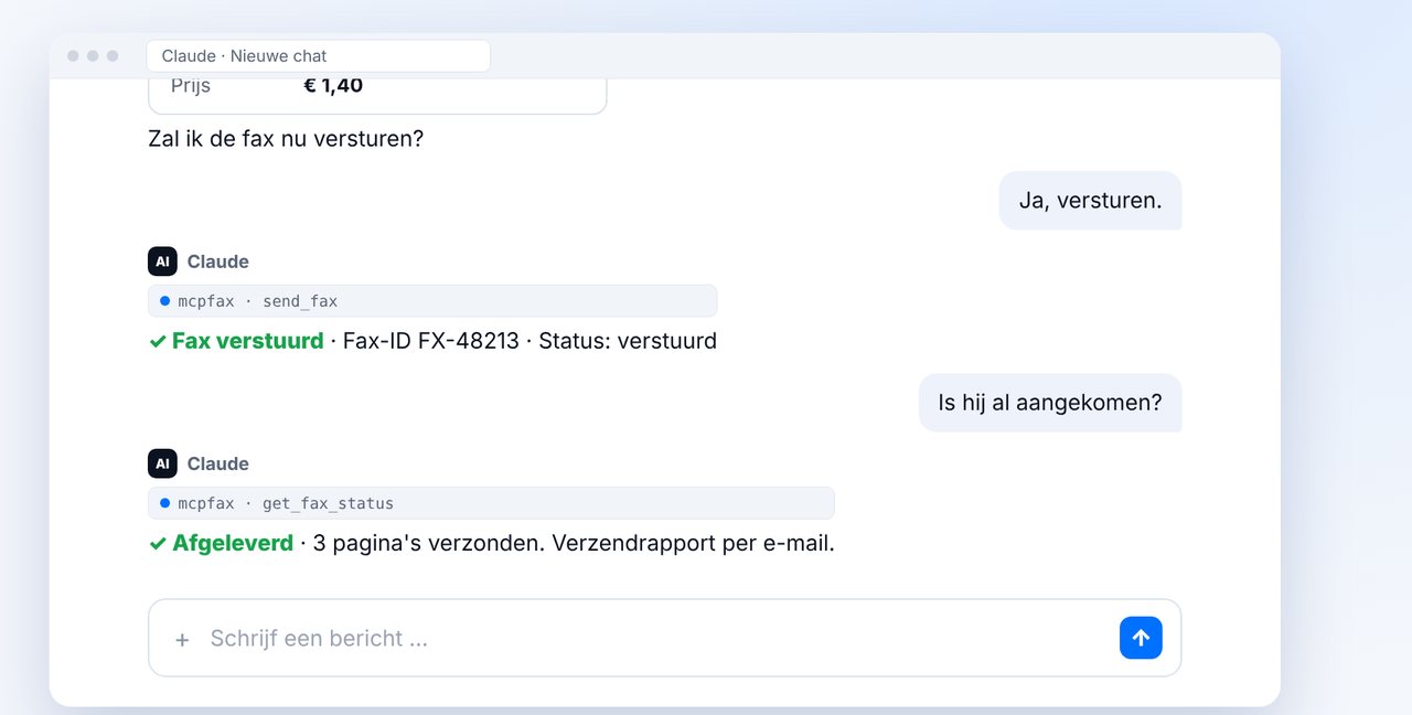 Na een paar minuten navragen