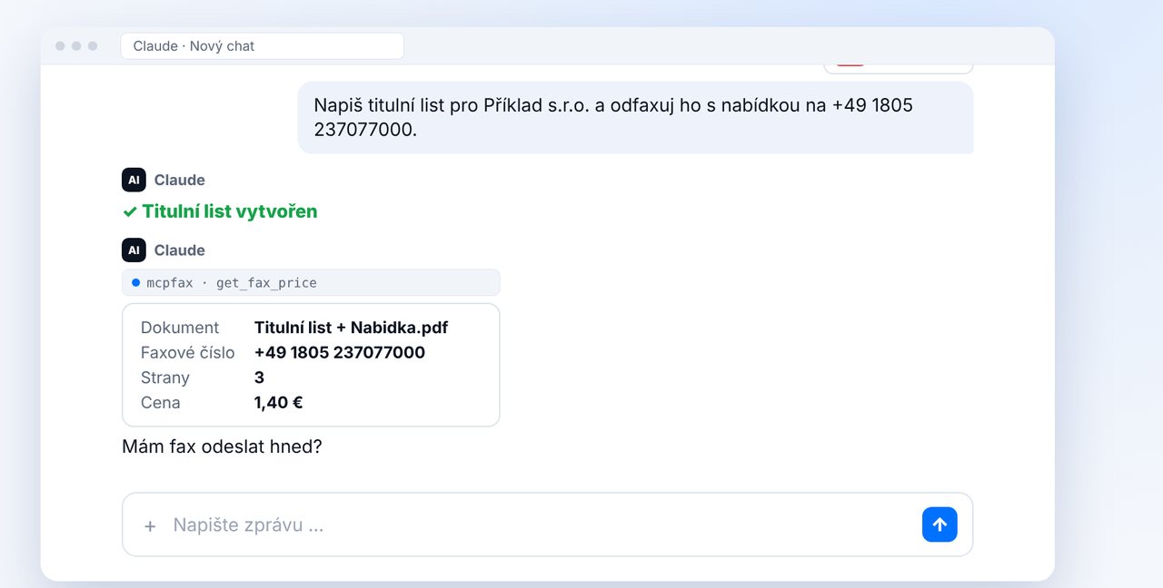 Nechat napsat Claude