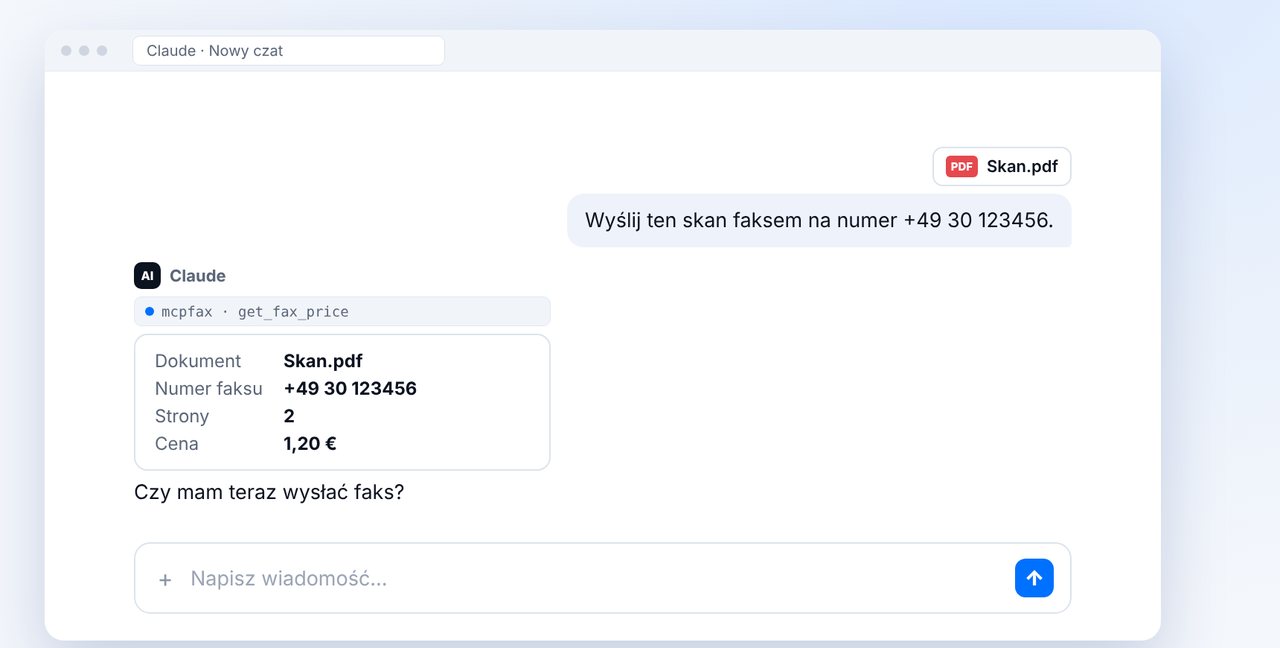 Wyślij w czacie
