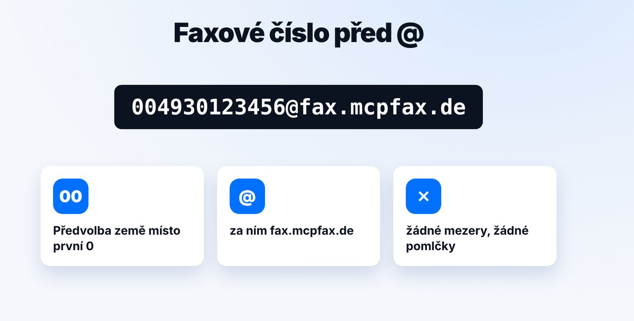 Napište adresu správně