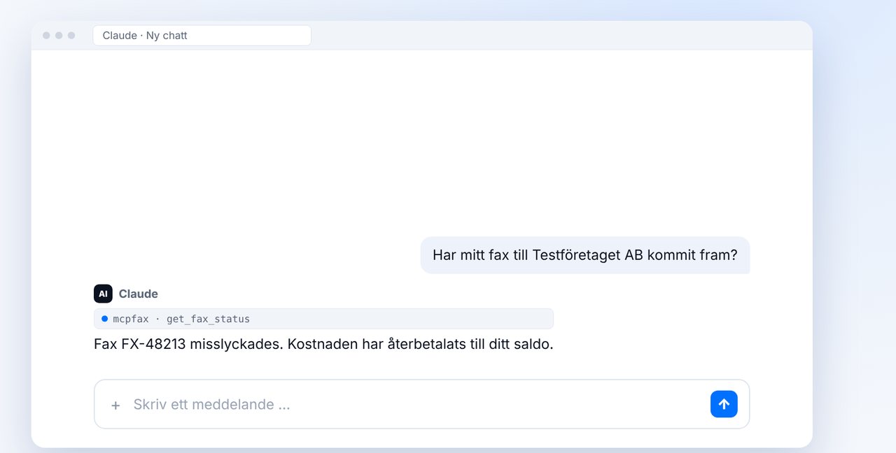 Fråga efter statusen