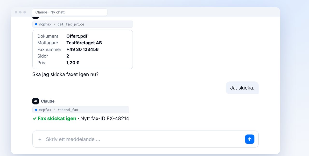 Skicka igen och bekräfta