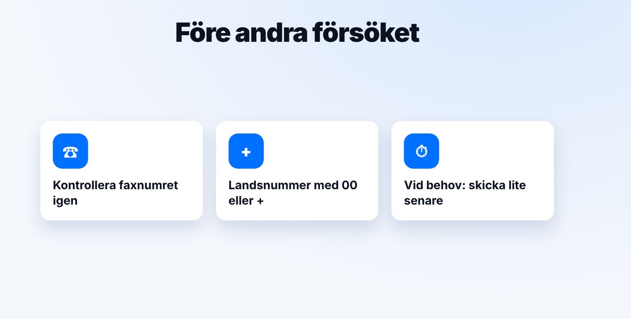 Kontrollera numret