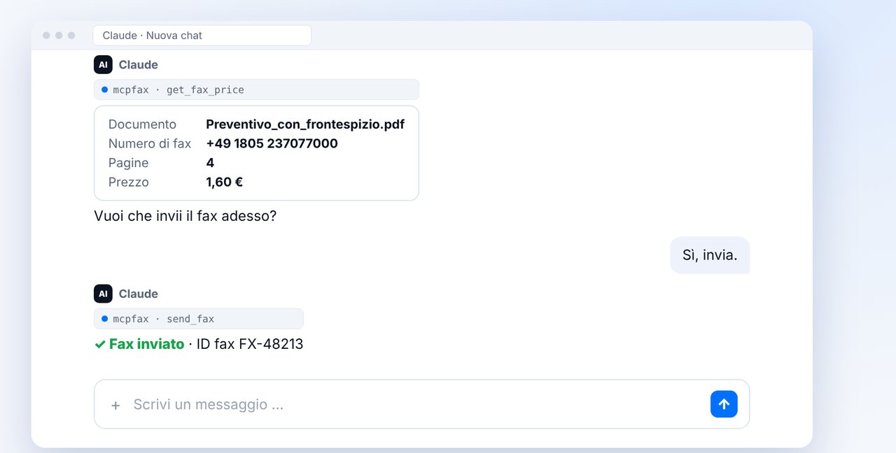Invia e controlla le pagine