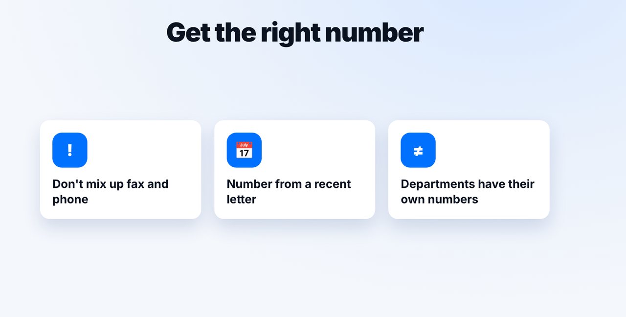 Check the number