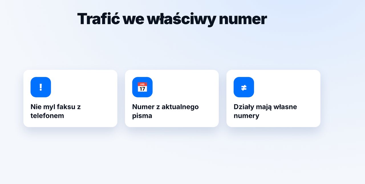 Sprawdź numer