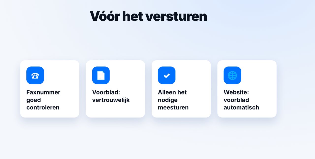 Zorgvuldig voorbereiden