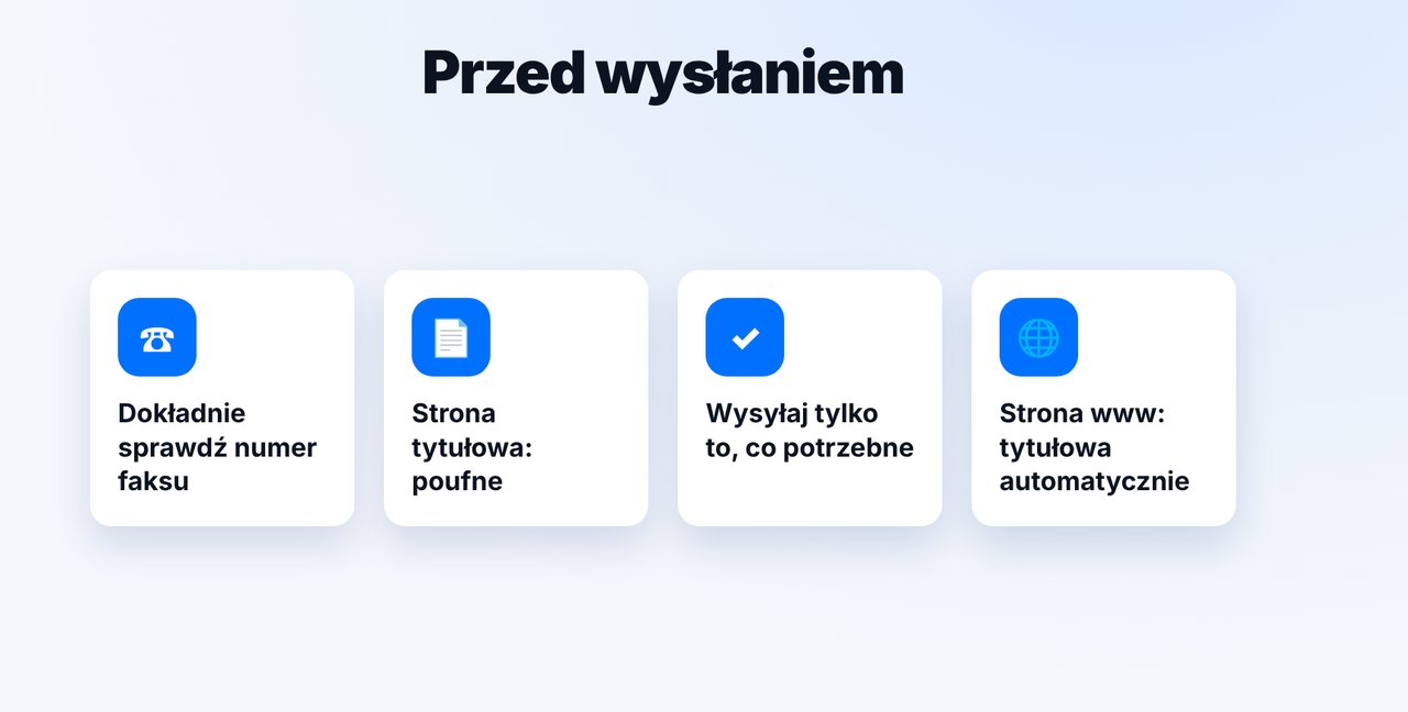 Przygotuj starannie