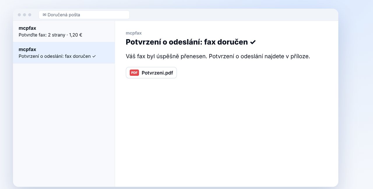 Potvrdit a získat potvrzení