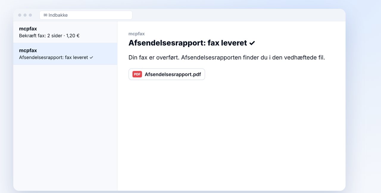 Bekræft og få rapporten