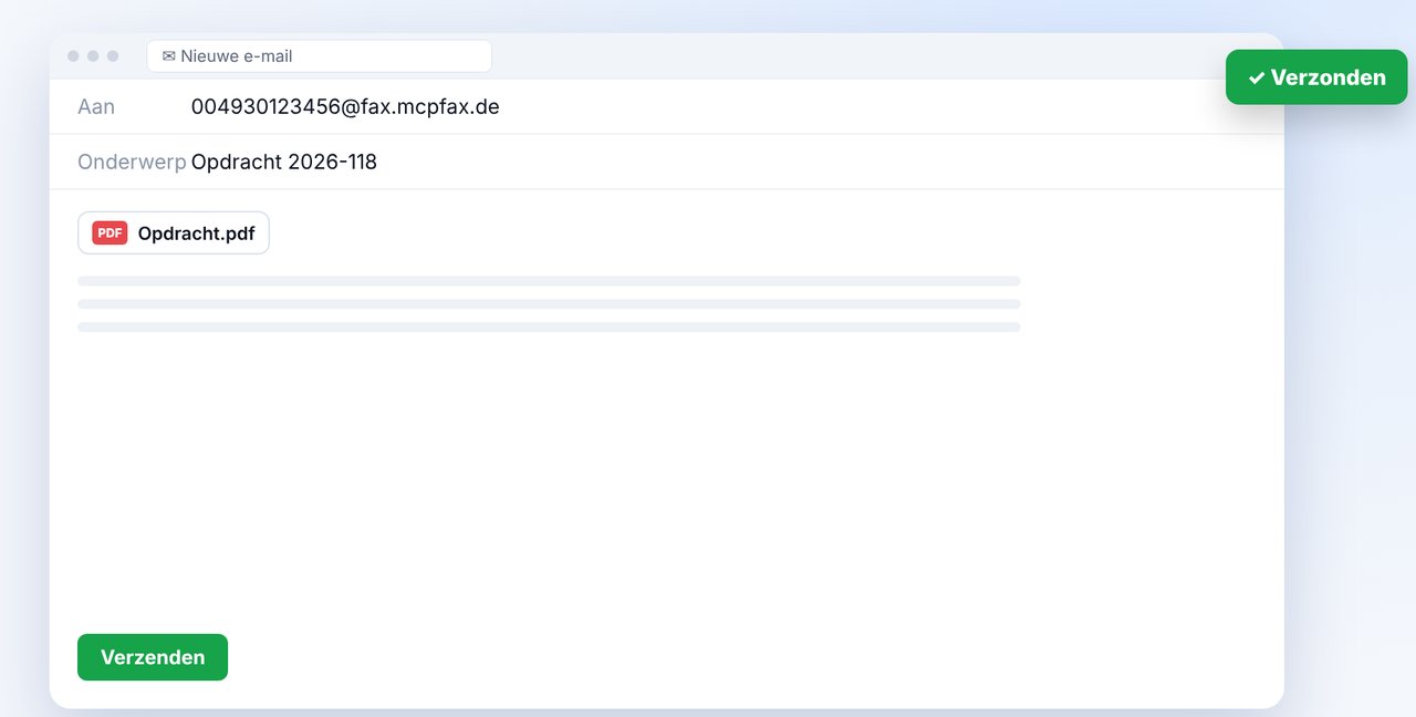 Document toevoegen en verzenden