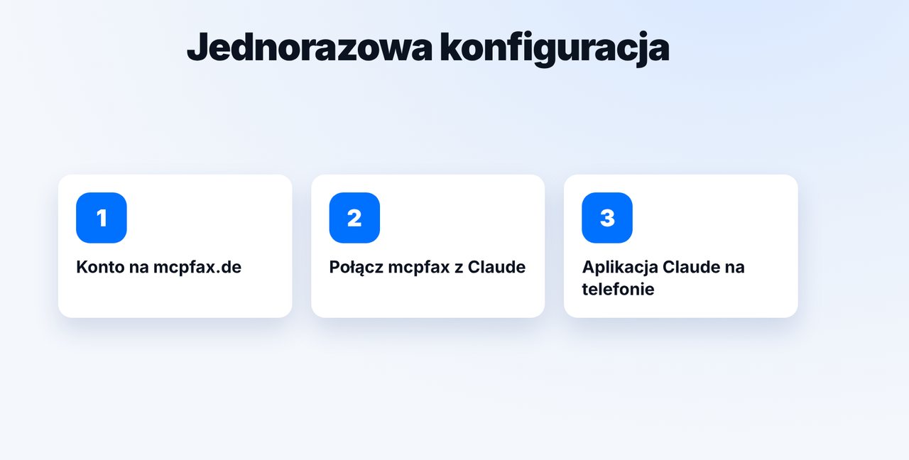 Jednorazowo: połącz mcpfax
