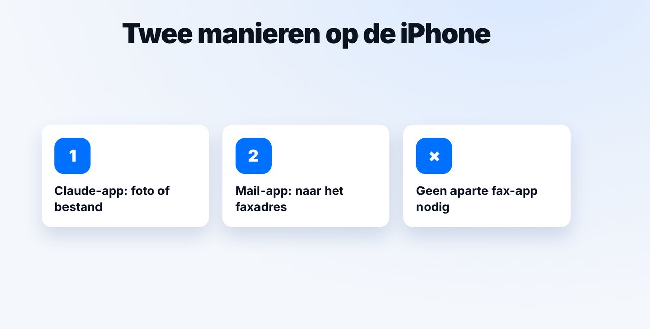 Eenmalig instellen