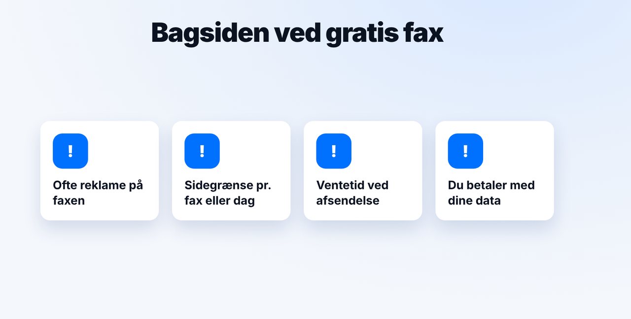 Kend bagsiden ved gratis tjenester