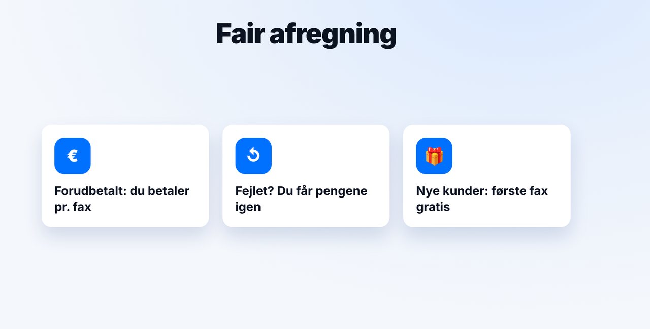 Betal kun for det, der kommer frem
