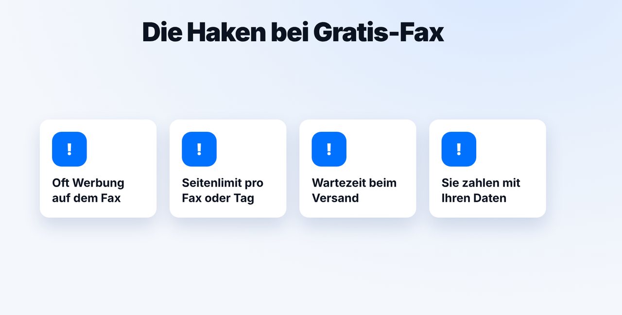 Haken von Gratisdiensten kennen