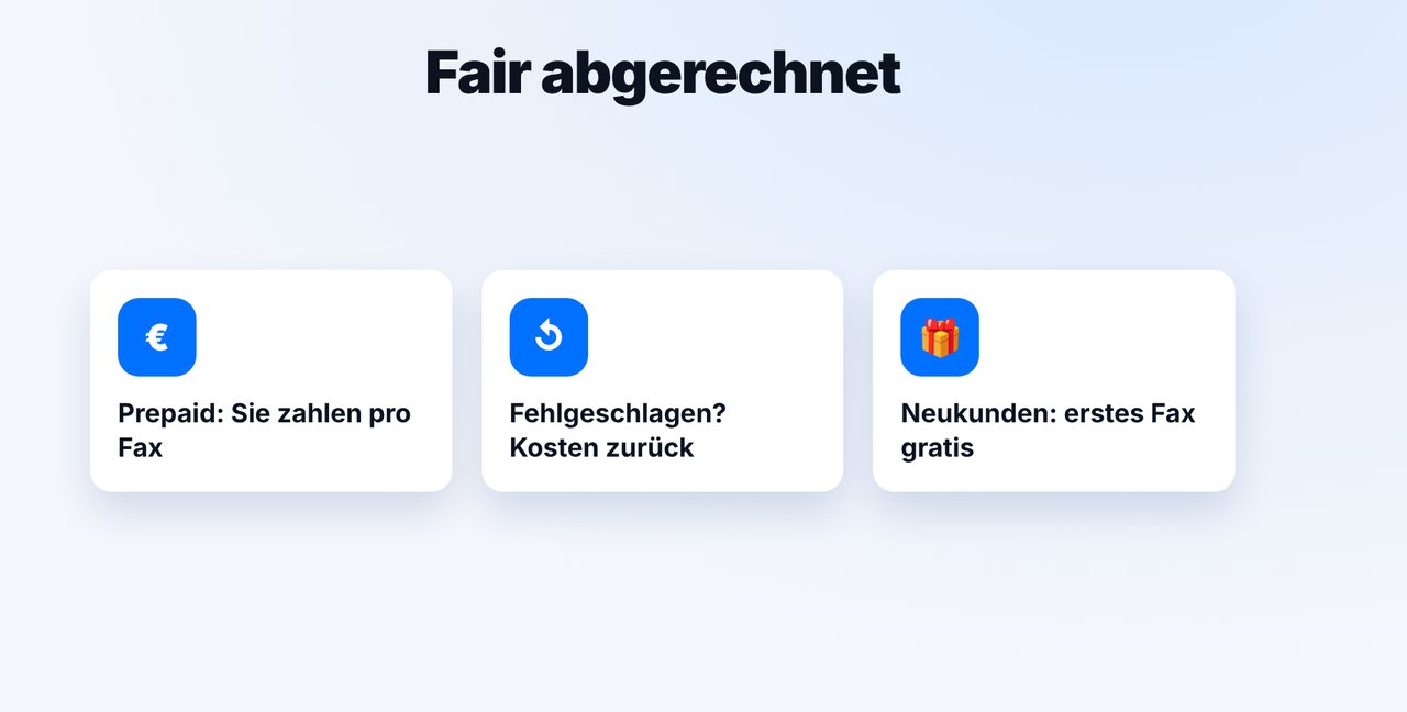 Nur zahlen, was ankommt