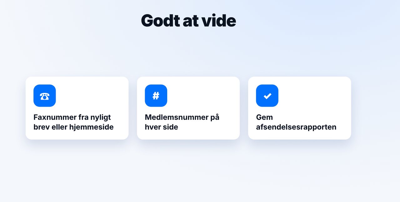 Godt at vide
