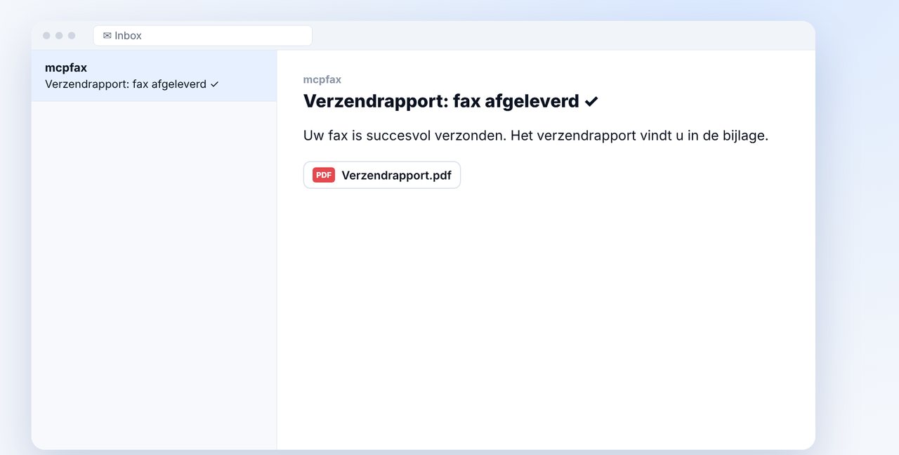 Verzendrapport opbergen