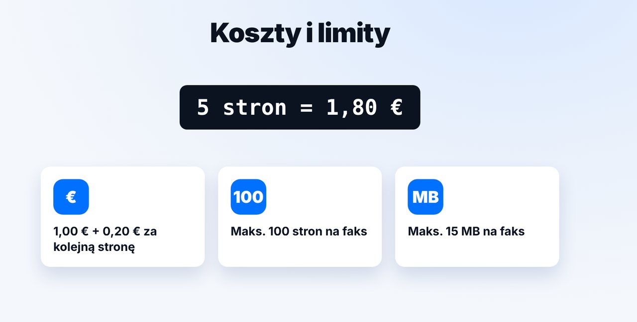 Poznaj koszty i limity