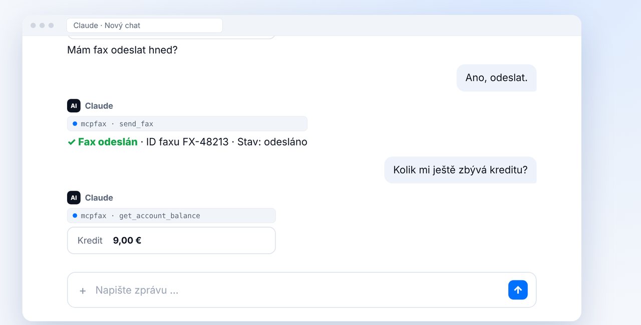 Potvrďte – strhne se jen tento fax