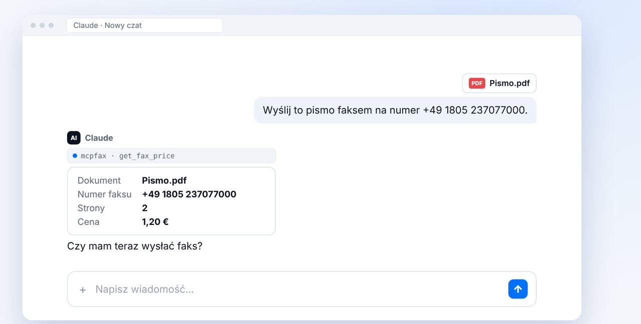 W czacie: dokument i numer