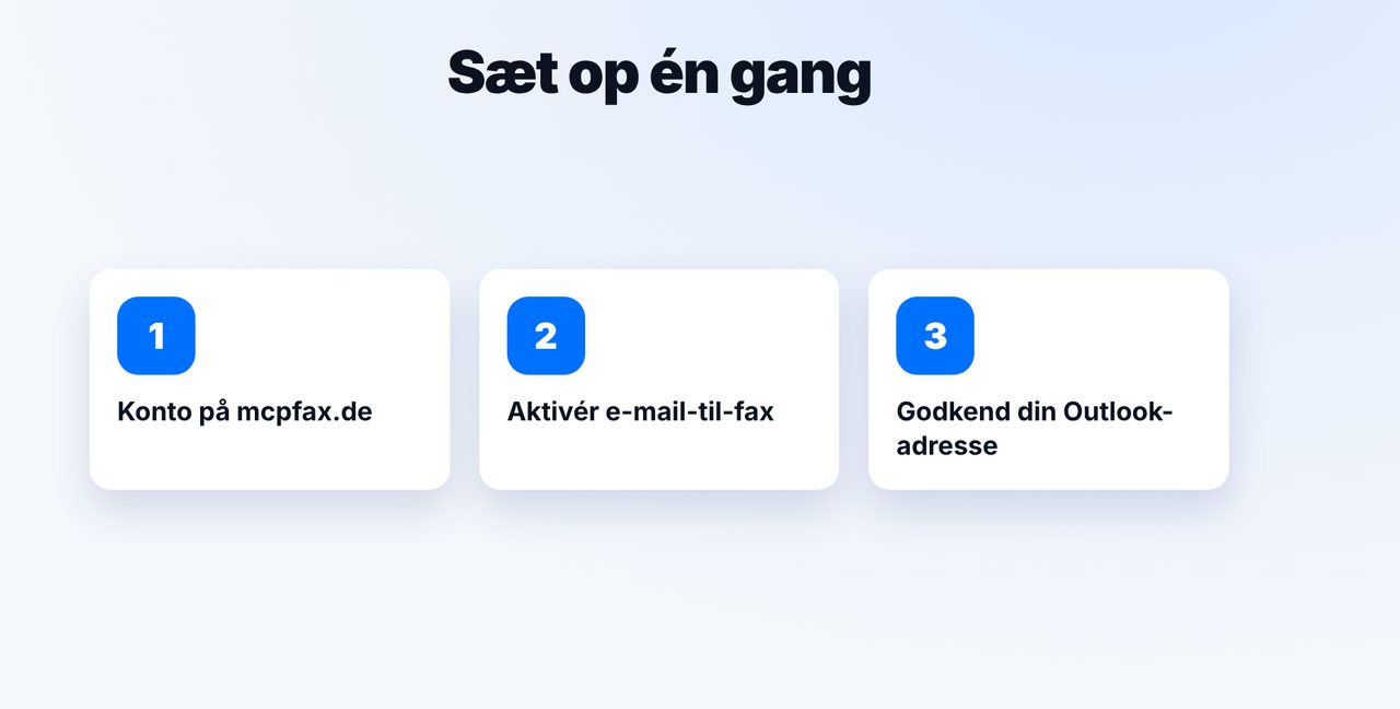 Én gang: godkend din Outlook-adresse