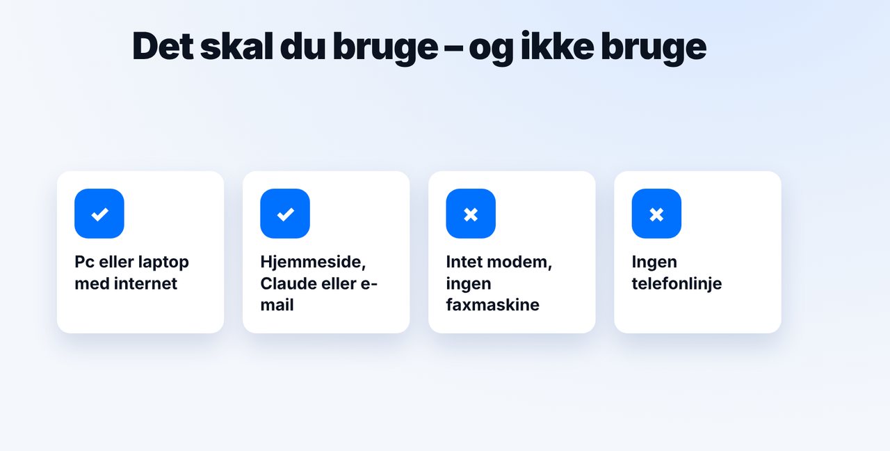 Det skal du bruge