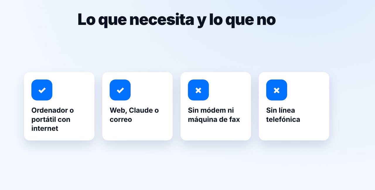 Lo que necesita
