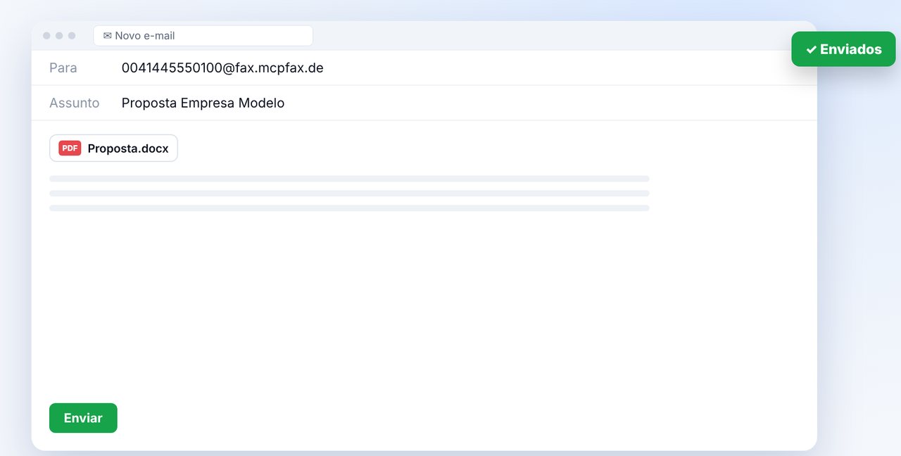 Ou a partir do programa de e-mail