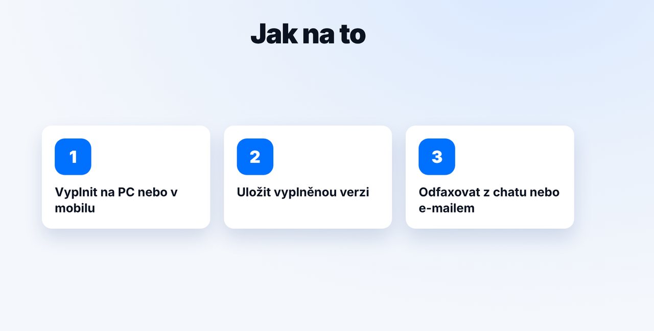 Vyplňte a uložte