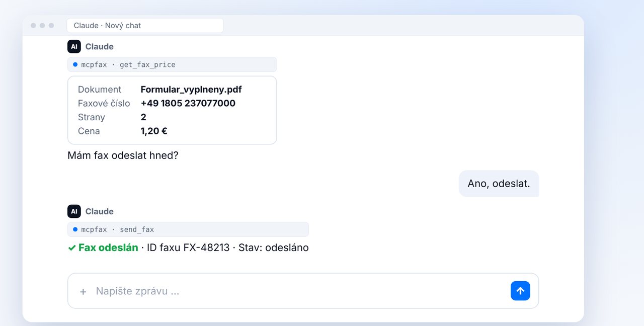 Odfaxujte a potvrďte