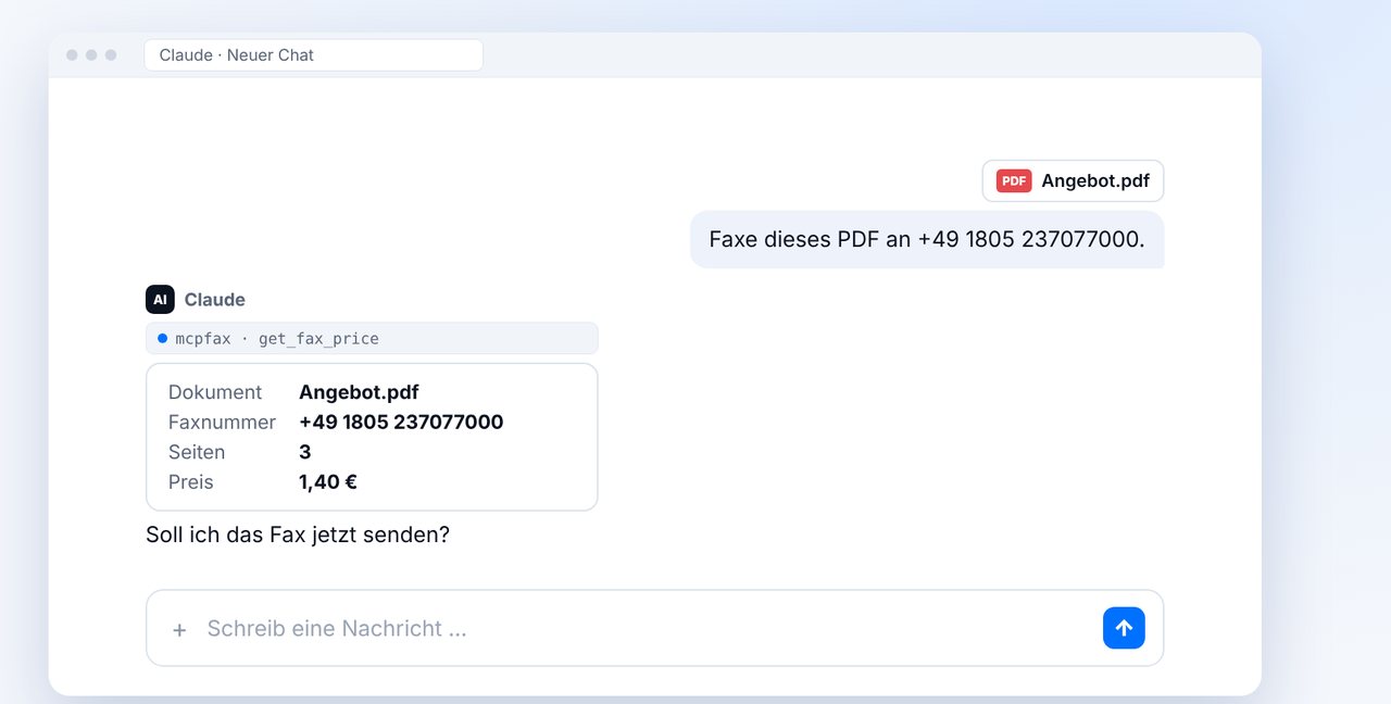 PDF im Chat anhängen