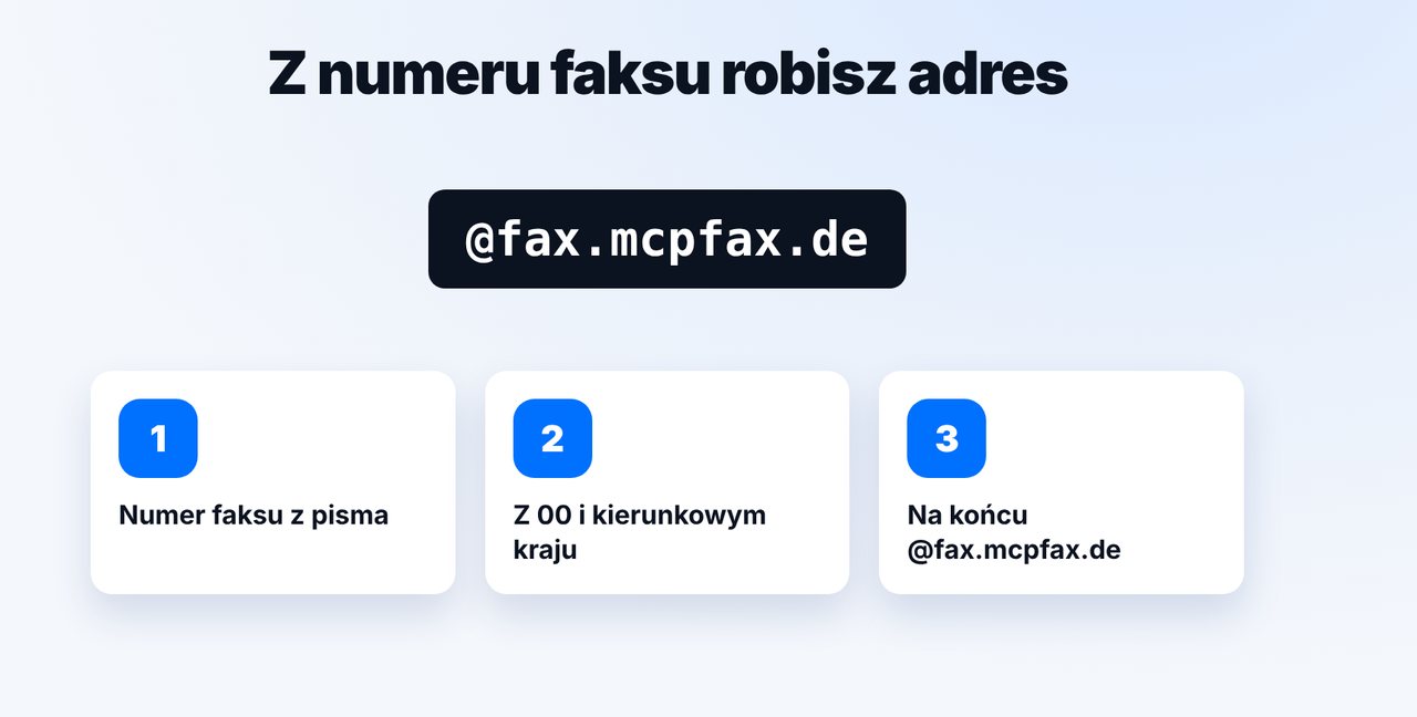Utwórz adres odbiorcy