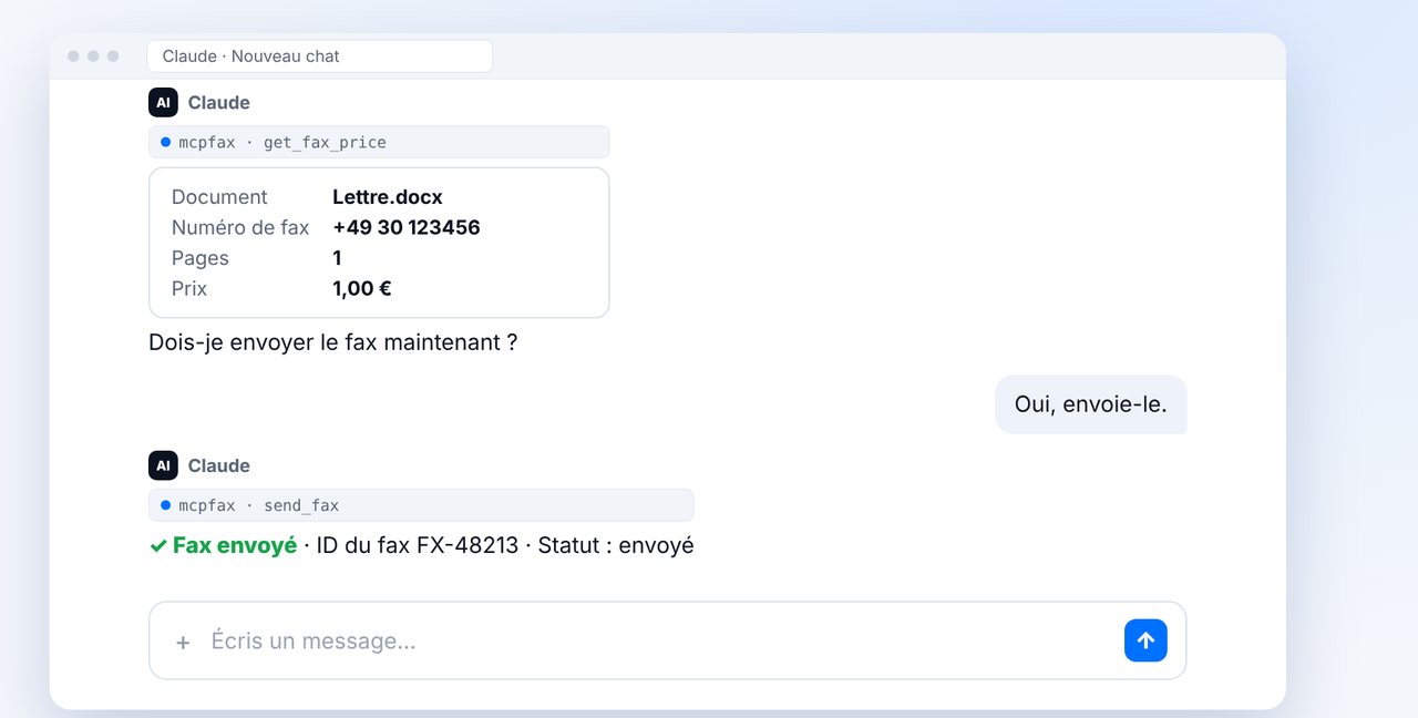Envoyer et confirmer
