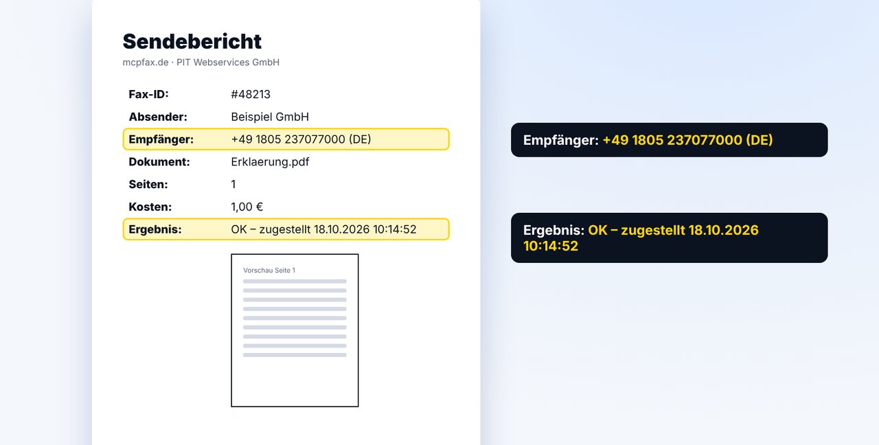 Nachweis aufheben
