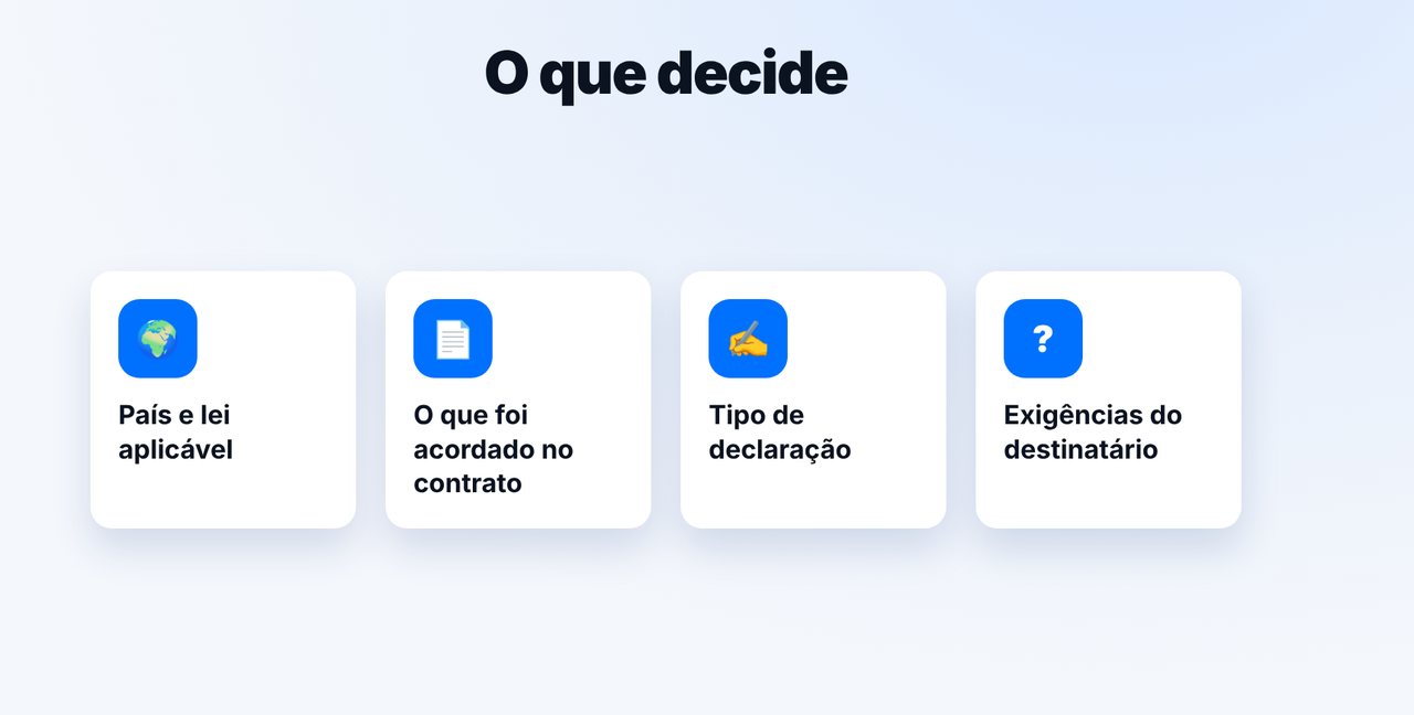 Esclarecer o enquadramento